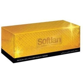دستمال کاغذی طلائی 300برگ سافتلن