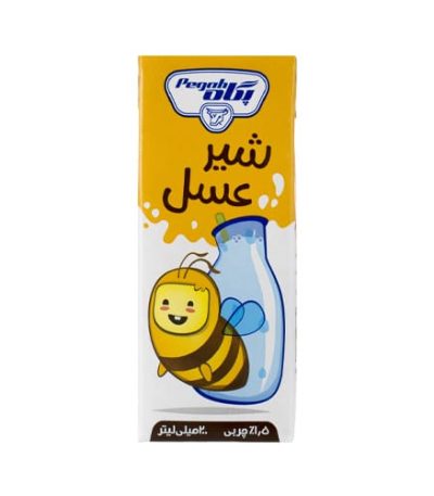 شیر عسل پاکتی 200 سی سی پگاه