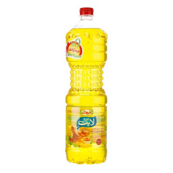 روغن لایت سرخ کردنی شفاف بدون پالم 1.5 لیتری طبیعت