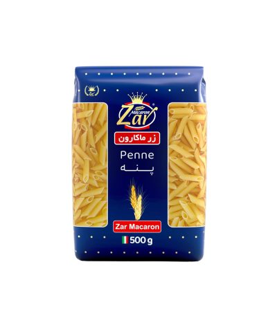 ماکارونی پنه ریگاته 500 گرم زر