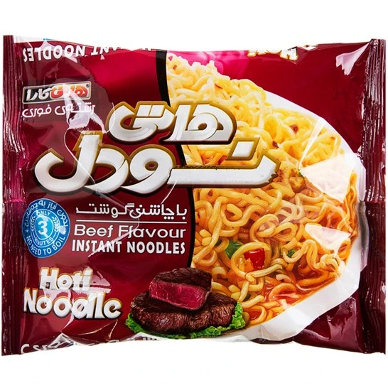 هاتی نودل با چاشنی گوشت